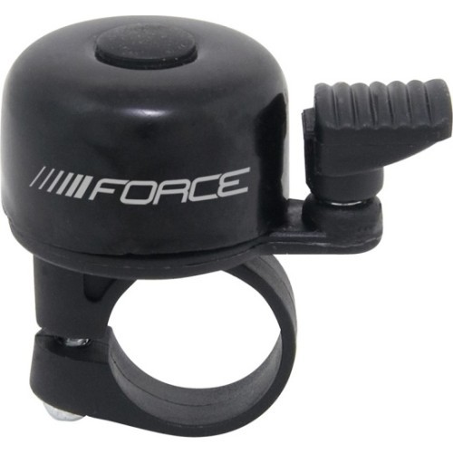 Skambutis FORCE Mini 22,2mm (geležis/plastikas, juodas)