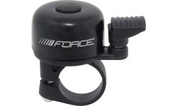 Skambutis FORCE Mini 22,2mm (geležis/plastikas, juodas)