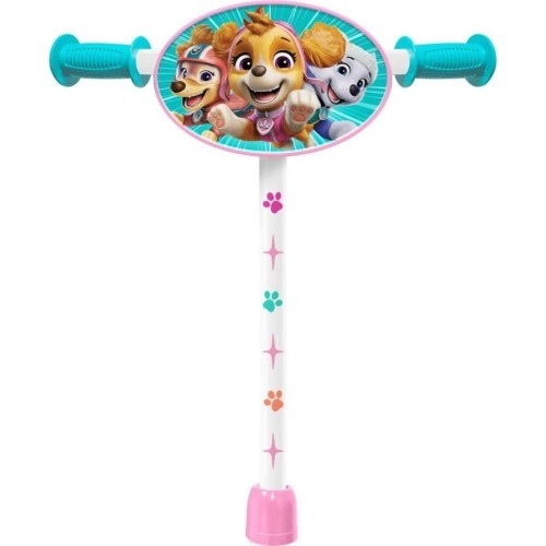 Vaikiškas triratis paspirtukas mergaitėms Paw Patrol