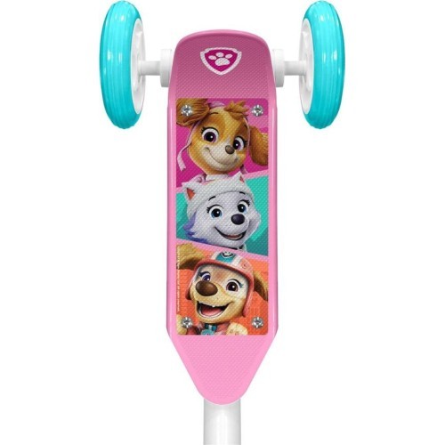 Vaikiškas triratis paspirtukas mergaitėms Paw Patrol