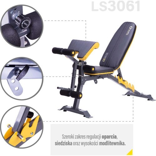 Štangos suoliukas LS3061 HMS Premium