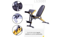 LS3061 BARBELL BENCH HMS PREMIUM
