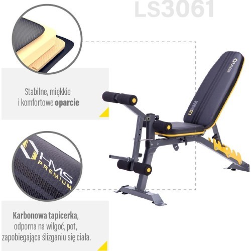 Štangos suoliukas LS3061 HMS Premium