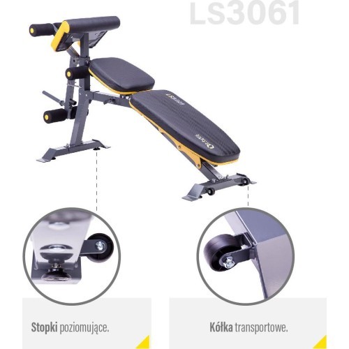 LS3061 BARBELL BENCH HMS PREMIUM