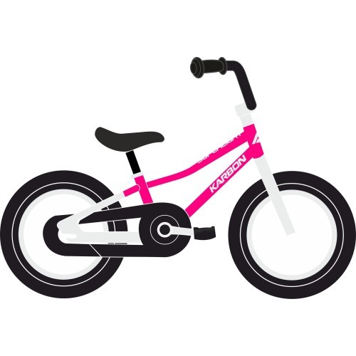 Karbon Superlight 18 bike, pink
