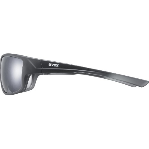 Uvex Sportstyle 230 glasses black mat / litemirror silver