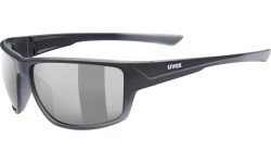 Uvex Sportstyle 230 glasses black mat / litemirror silver