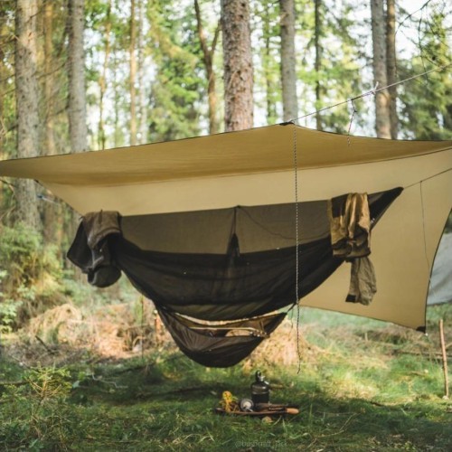 Tarp Lesovik HEKSA Kangaroo ultra light brown.