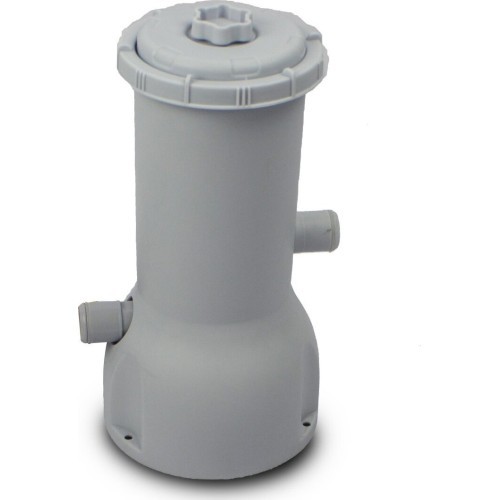 EXIT Stone pool ø360x122cm with filter pump - grey
