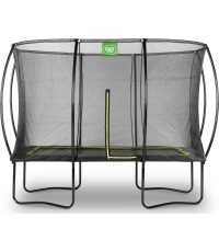 EXIT Silhouette trampoline 214x305cm - black Outdoor Rectangular Coil spring Above ground trampoline