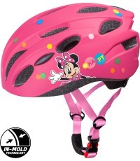 Детский велосипедный шлем MINNIE, in-mold 52-56 см (розовый)