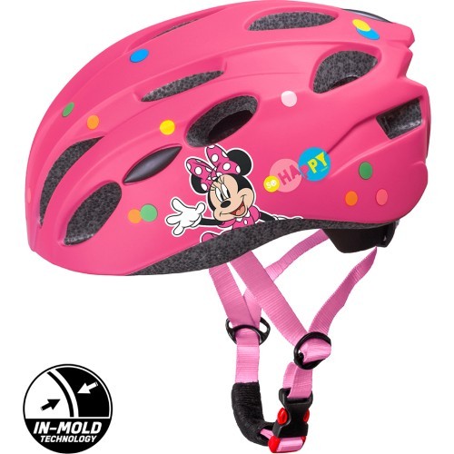 MINNIE in-mold kids' bike helmet, 52-56 cm (pink)