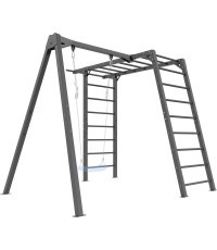 PREMIUM laiptai MO-016 + PREMIUM 1 vietos sūpynės laiptams MO-017 - Marbo Sport