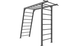 PREMIUM ladder - MO-016 + PREMIUM 1-station swing for ladder - MO-017 - Marbo Sport