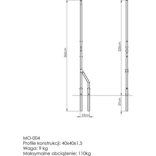 MO-004 outdoor pole - Marbo Sport