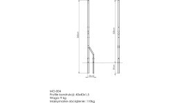 Lauko strypas MO-004 - Marbo Sport
