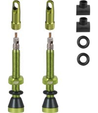 FORCE FV Valve Set for Tubeless Tires 44mm (Green)