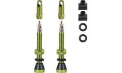 FORCE FV Valve Set for Tubeless Tires 44mm (Green)