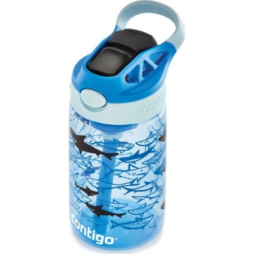 Kids' Water Bottle Easy Clean Blue Sharks CON2127476, 420 ml