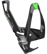 Elite Cannibal XC Bottle Cage (matte black/green graphics)