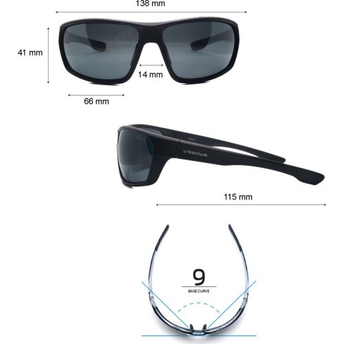 Sunglasses Urbanium Eyewear Polarized Herren Oslo, Grey