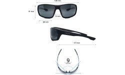 Sunglasses Urbanium Eyewear Polarized Herren Oslo, Grey