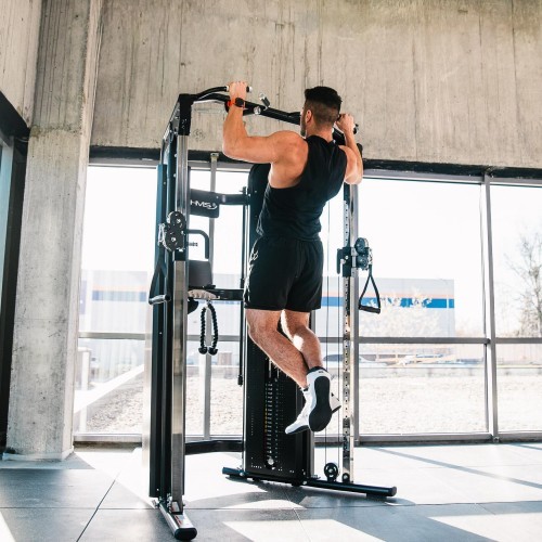 FUNCTIONAL TRAINER WITH DUAL WEIGHT STACK ARES PRO COMMERCIAL HMS