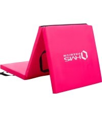 Sulankstomas gimnastikos kilimėlis MGS02 1800 x 600 mm, rožinis, HMS Premium