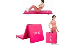 MGS02 GYMNASTIC FOLDABLE MATTRESS 1800x600MM PINK HMS PREMIUM