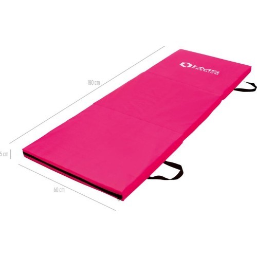 Sulankstomas gimnastikos kilimėlis MGS02 1800 x 600 mm, rožinis, HMS Premium