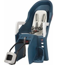 Велосипедное детское кресло Polisport Guppy Maxi + RS, на раму, с функцией сна (синее)