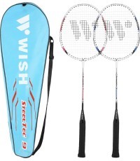 Badmintono raketių rinkinys Wish Steeltec 9K