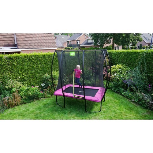 Батут EXIT Silhouette 153x214 см, розовый
