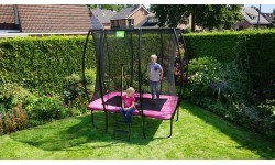 EXIT Silhouette trampoline 153x214cm - pink