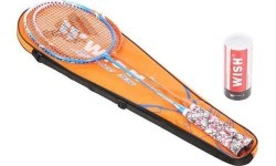 Badmintono rakečių rinkinys Wish Alumtec 55K + 3 plunksniukai