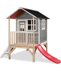 EXIT Loft 300 wooden playhouse - grey
