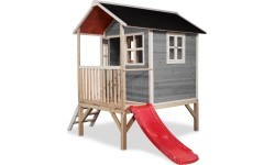 EXIT Loft 300 wooden playhouse - grey