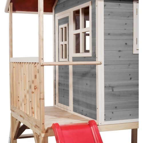 EXIT Loft 300 wooden playhouse - grey