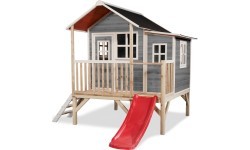 EXIT Loft 350 wooden playhouse - grey