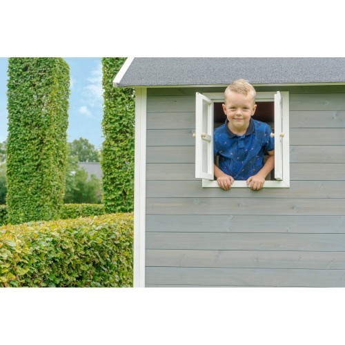 EXIT Loft 300 wooden playhouse - grey
