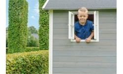 EXIT Loft 300 wooden playhouse - grey