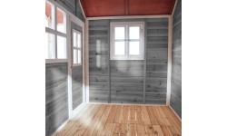 Деревянный игровой домик EXIT Loft 350, серый