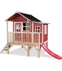 EXIT Loft 350 wooden playhouse - red
