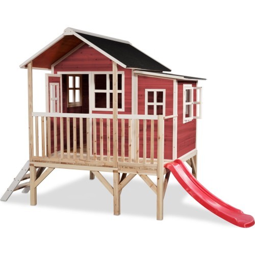 EXIT Loft 350 wooden playhouse - red