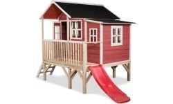 EXIT Loft 350 wooden playhouse - red