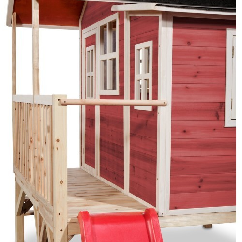 EXIT Loft 350 wooden playhouse - red