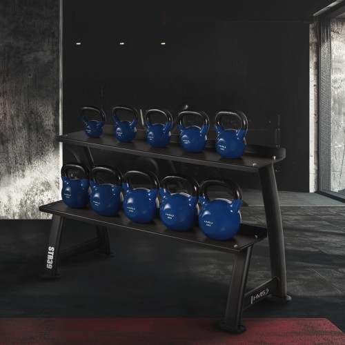 STR39 DOUBLE LEVEL KETTLEBELL RACK COMMERCIAL HMS