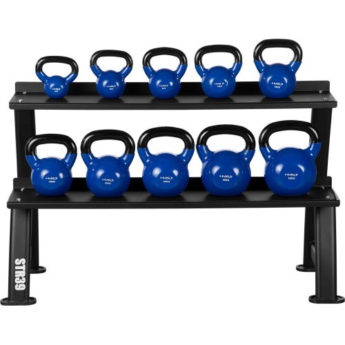 STR39 DOUBLE LEVEL KETTLEBELL RACK COMMERCIAL HMS
