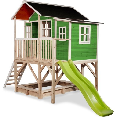 EXIT Loft 550 wooden playhouse - green