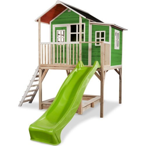 EXIT Loft 750 wooden playhouse - green